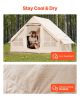 Inflatable Tents for Camping, 3-5 Person Easy Setup Blow up Tent with Hand Pump