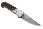 ELKO | Pocket Knife | Damascus blade knife | Razor Sharp | Perfect Gift
