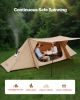 VEVOR Camping Hot Tent, Lightweight Bushcraft Tent with Stove Jack & 2 Tarp Poles, Waterproof Winter Hot Tents Shelters