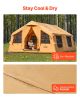 Inflatable Tent for Camping 12-16 Person Glamping Tent with Pump Easy Set up