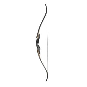 Recurve Bow and Arrows Kit, 60 inch Wooden Takedown Bows, Right Handed Ergonomic Archery Recurve Bow Package (Bow Body Color: Burlywood, Draw Weight: 35 lbs)