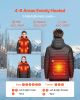 VEVOR Heated Jacket for Women with 7.4V Battery, Soft Shell Electric Heating Coat